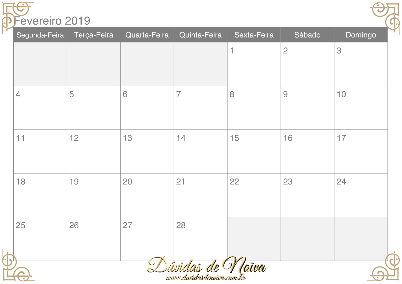 calendario-2019-fevereiro